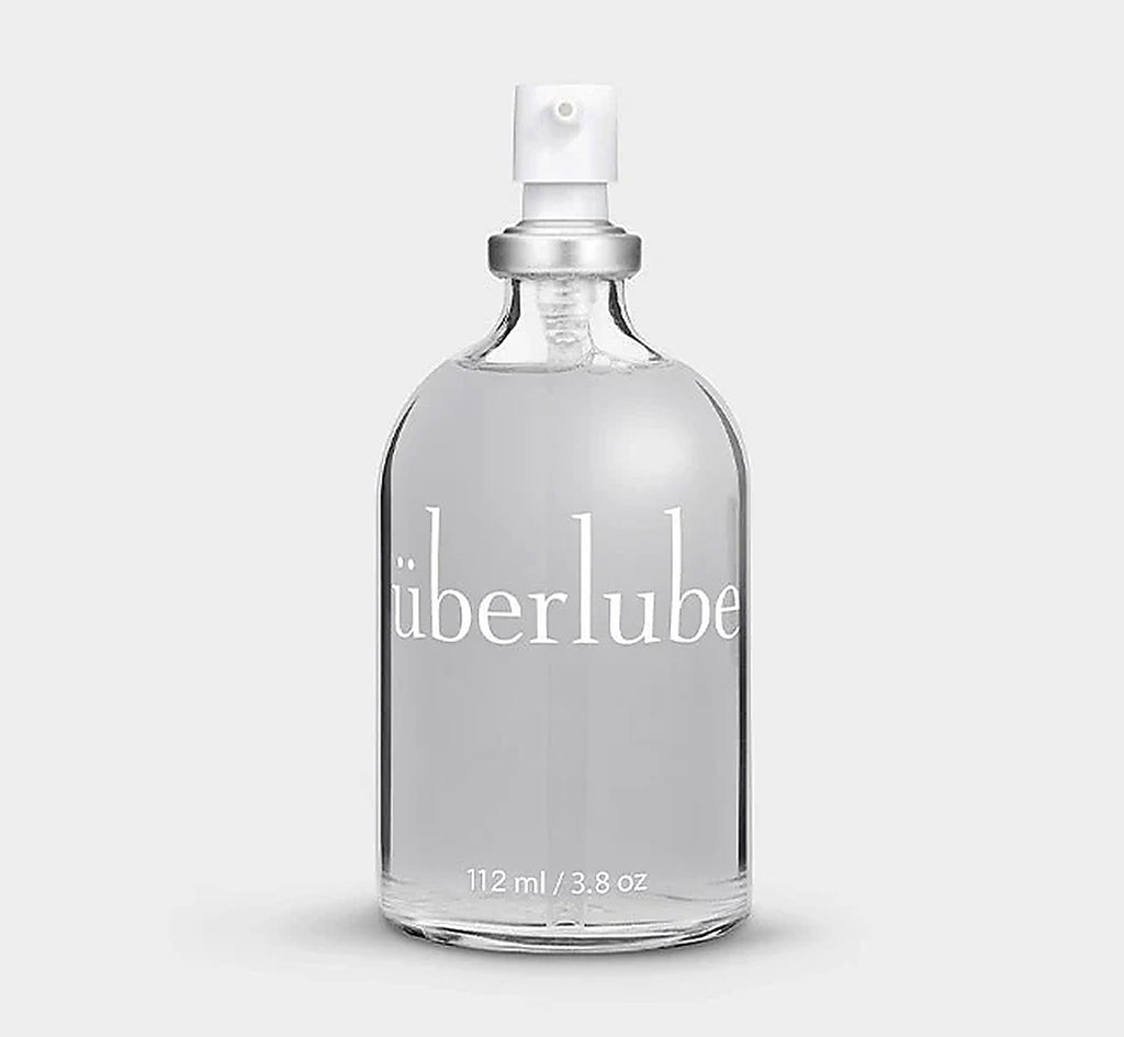 Überlube Signature Bottle – premium silicone lubricant glass bottle