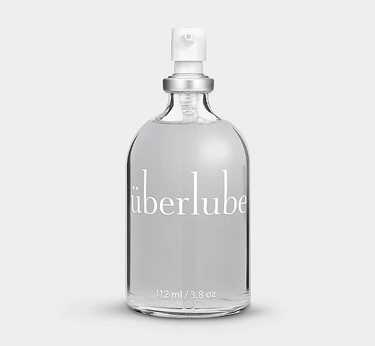Überlube Signature Bottle – premium silicone lubricant glass bottle