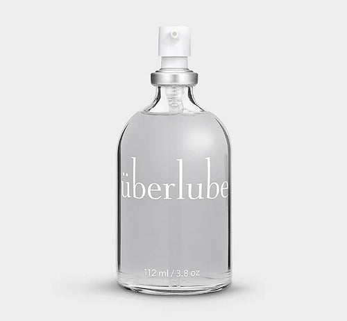 Überlube Signature Bottle – premium silicone lubricant glass bottle
